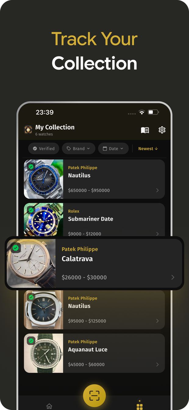 Track your collection